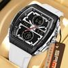 Fashion Trend Men's Watch Large Dial Waterproof Alarm Clock Silicone Electronic Watches Digital Multifunctional Men Watch