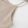 Summer Khaki Linen Dress Women Elegant Spaghetti Strap A-Line Loose Dresses Fashion Ruched Lace-Up Sexy Mini Dresses