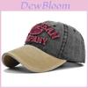 Populaire 3D Geborduurde Baseballpet Patchwork Denim Hoed Met Verstelbare Maat Voor Mannen En Vrouwen
