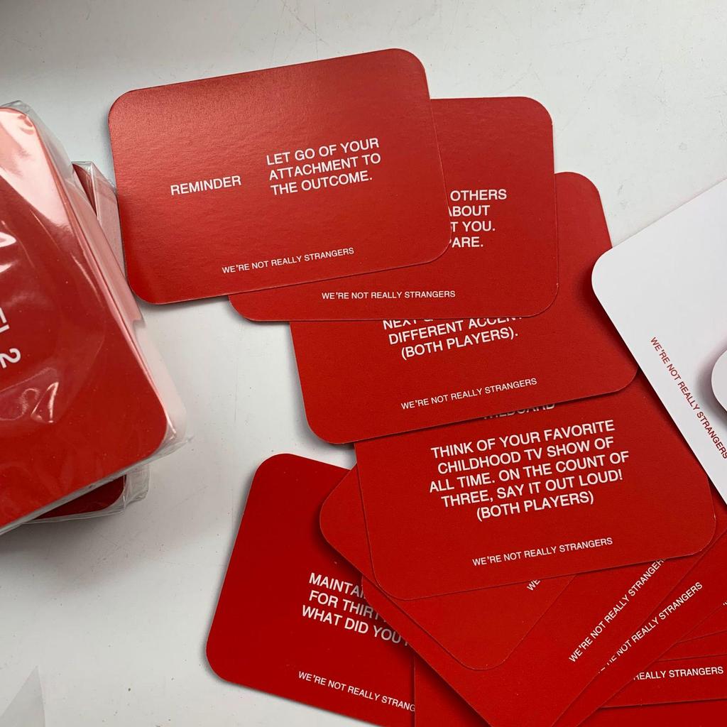 We'reNotReallyStrangers Party Game Cards