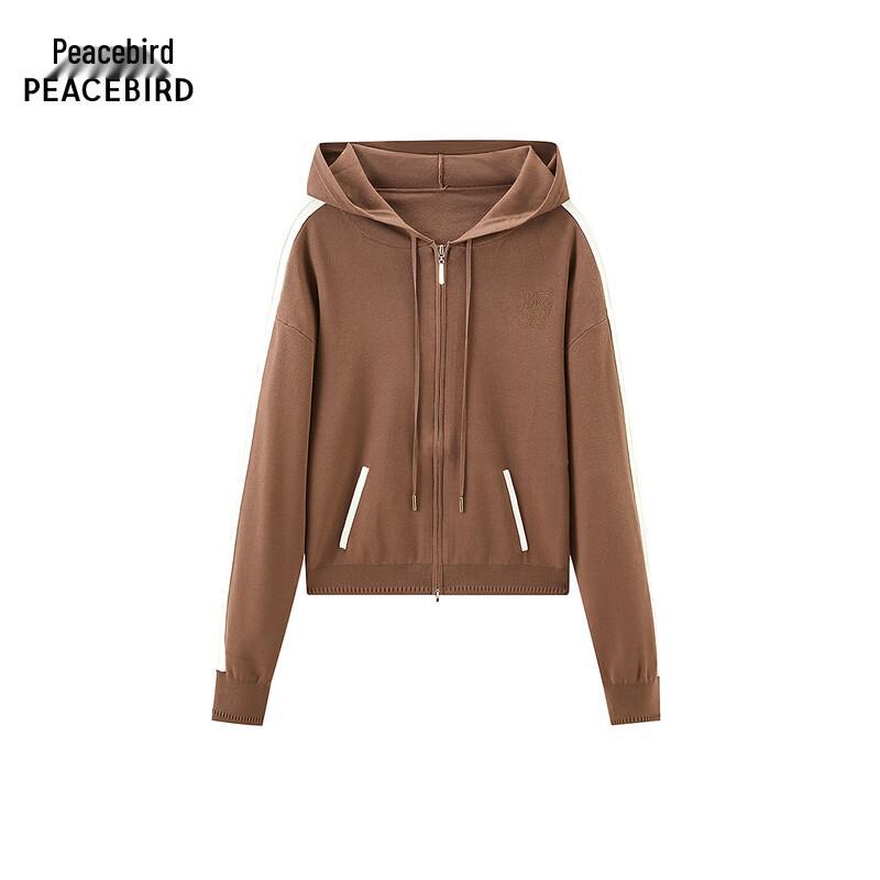 Peacebird Hooded Zipper Cardigan S