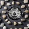 Dowsing Divinations Mat Mouse Pad Eye Pattern Rubber Tablecloth Desk Decoration Tarots Card Pad for Party Board Game