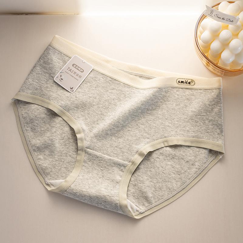 Lady Spring Cotton Anti Bacterial 7A Non Scratch Comfortable Hip Waist Triangle Briefs