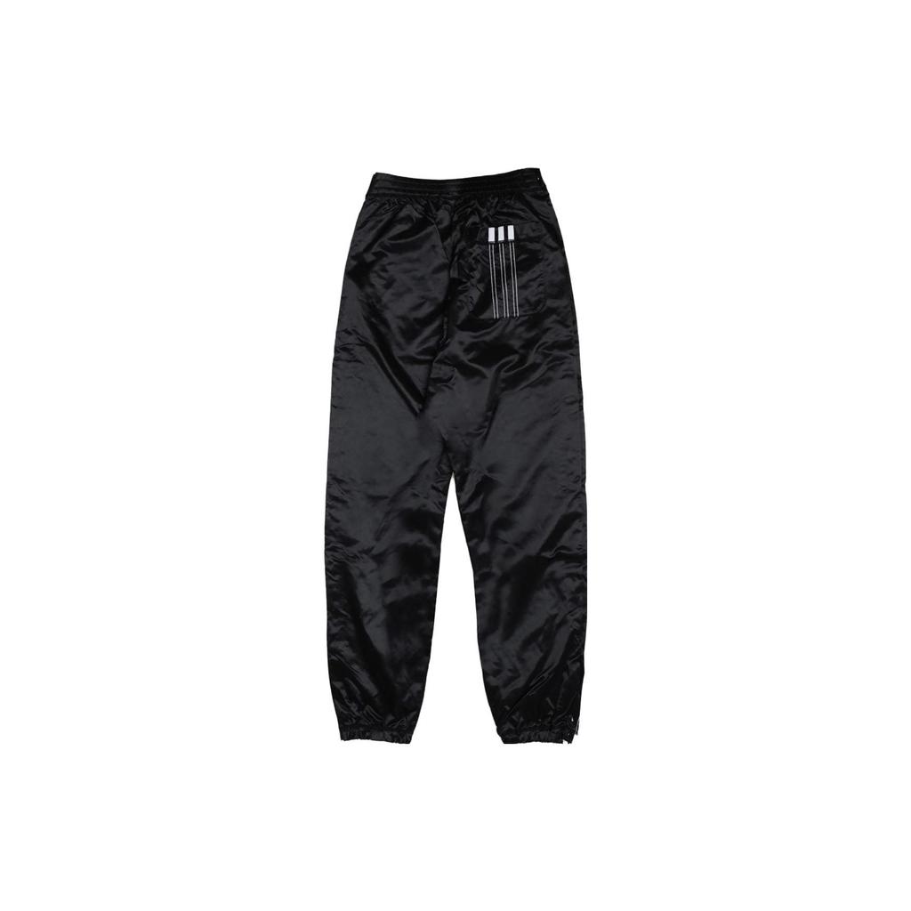 Adidas Originals Trefoil Logo Striped Elastic Waist Casual Pants Men Bottoms Black CV5256