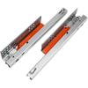 1 Paar Rückprall-Druck-Öffnen durch Drücken Unterbaumöbel Küchenbad Schubladen-Gleitschiene Läufer DTC 25KG 2-fach Teilauszug (14" 35CM)