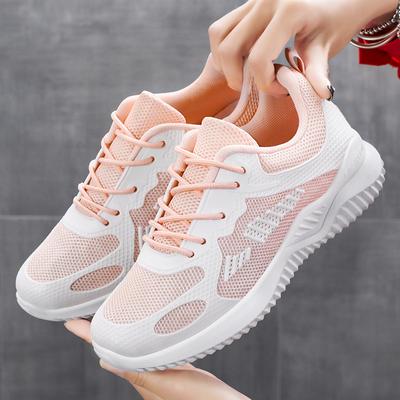Sneakers dames 2025 lente nieuwe casual ademende hardloopschoenen fabriek directe verkoop zachtzool dames sportschoenen