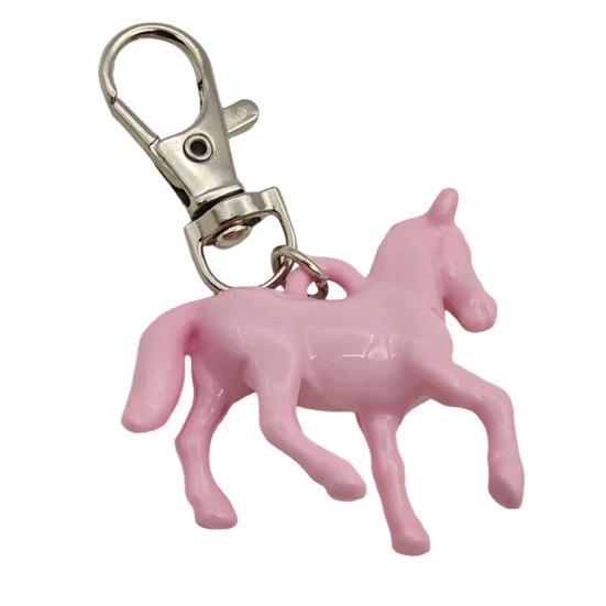 1/4Pcs Keychain Pendant Mini Horse Design Christmas Ornament with Hanging Loop DIY Jewelry Accessories