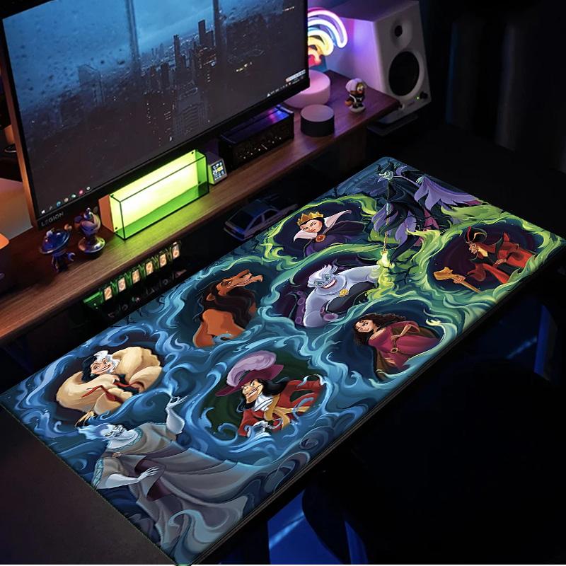 Evil Queens Collage Mouse Pad, Rubber Base, Mouse Pad for Gamers and Office Use, Gaming Desk , Easy To Clean Mat Christmas fan gifts