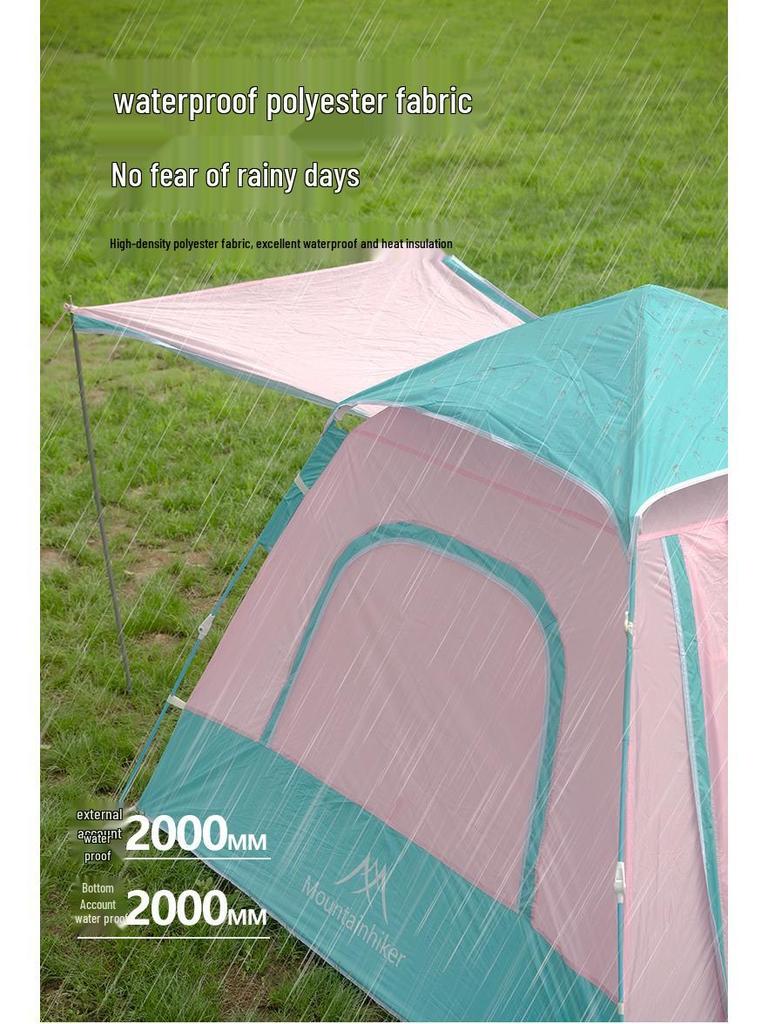 Tienda de Manzanas Silvestres: Tienda de Parque Automática a Prueba de Lluvia, Viento y Sol, de Apertura Rápida para Acampada al Aire Libre