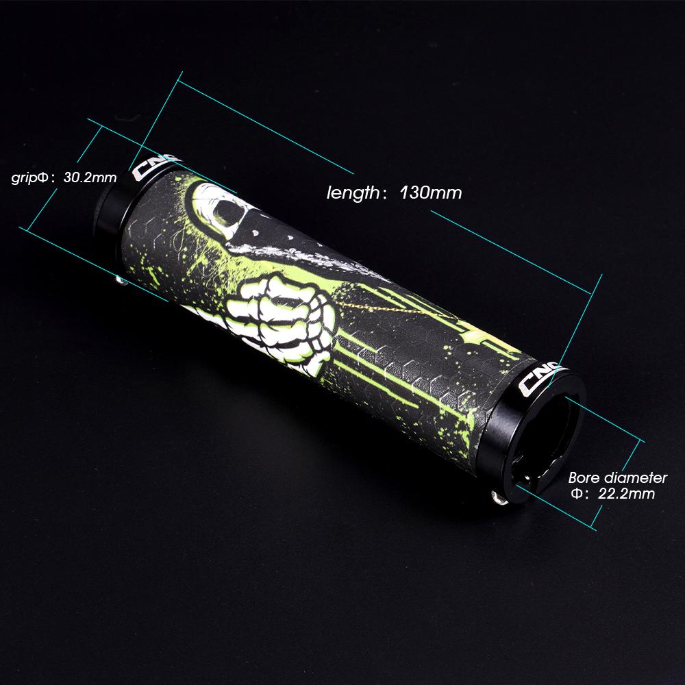 Manopole CNC per Mountain Bike Gel Manopola MTB Silicone Lock-On Manubrio Bicicletta Manopole Accessori Ciclismo Pezzi