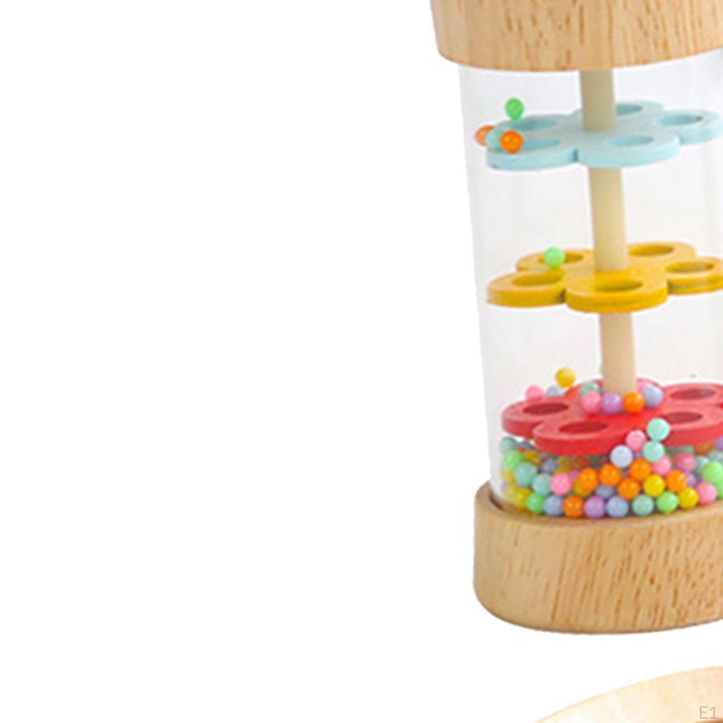 4 Pieces Wood Music Set, Kids Instruments Percussion Gift, Preschool Education for Toddlers Holiday