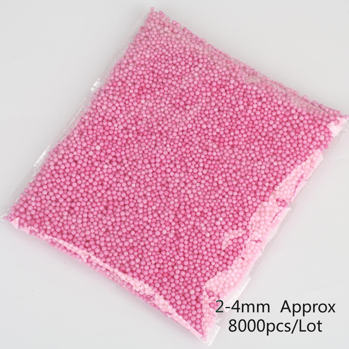 

2-4 мм/5-10 мм разноцветные пенопластовые шарики, мини-бусины, пенополистирол, наполнитель, пузырьковый шар, сделай сам, украшение для свадьбы, рождественской вечеринки 2-4mm 8000pcs розовый