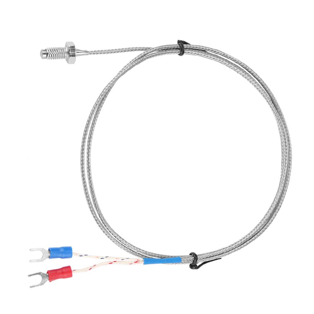 Șurub M6 cu filet fin, tip K, senzor de temperatură cu termocuplu, 0400 Celsius (3 m)