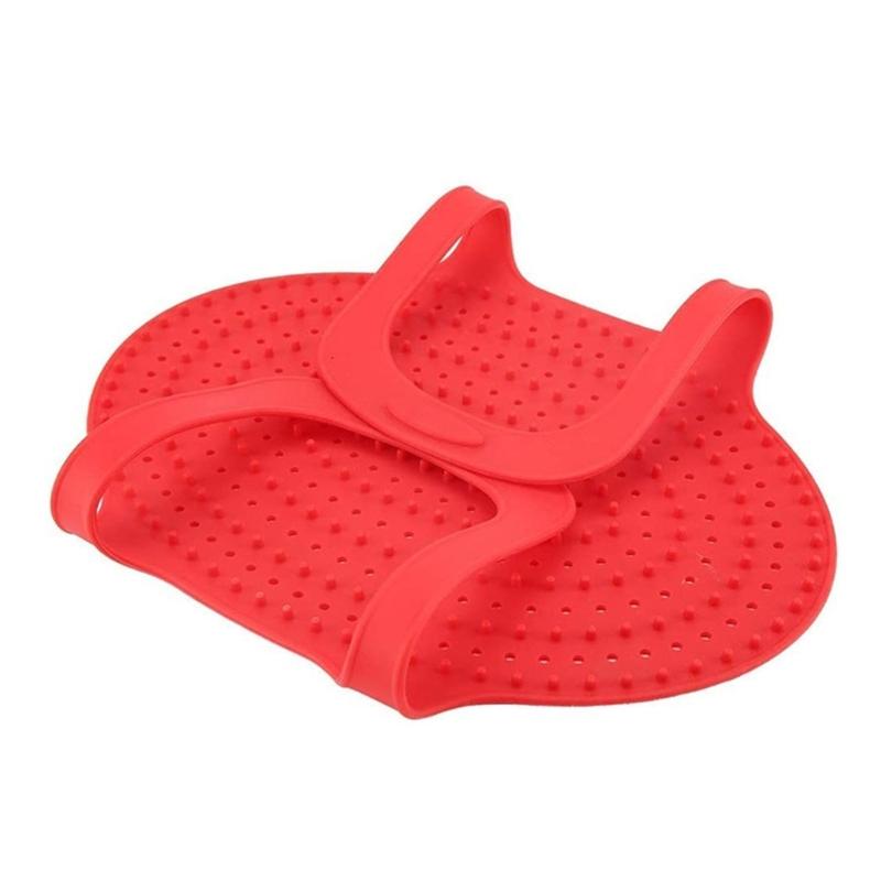 Food Grade Silicone Turkey Lift Pad with Locking Handle Heat Resistant Multipurpose Kitchen Cooking Utensil Tool