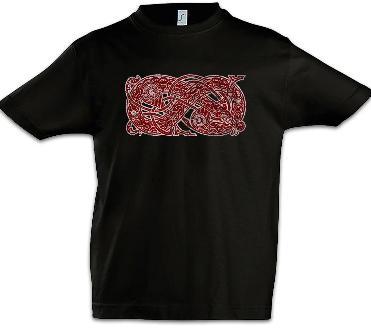 Jörmungandr II Boys T-Shirt Sea Serpent Valhalla Thor Loki Odin Viking Vikings 110