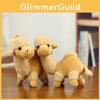 Schattige Cartoon Kameel Pluche Speelgoed Sleutelhanger Zacht Knuffeldier Reisaccessoire