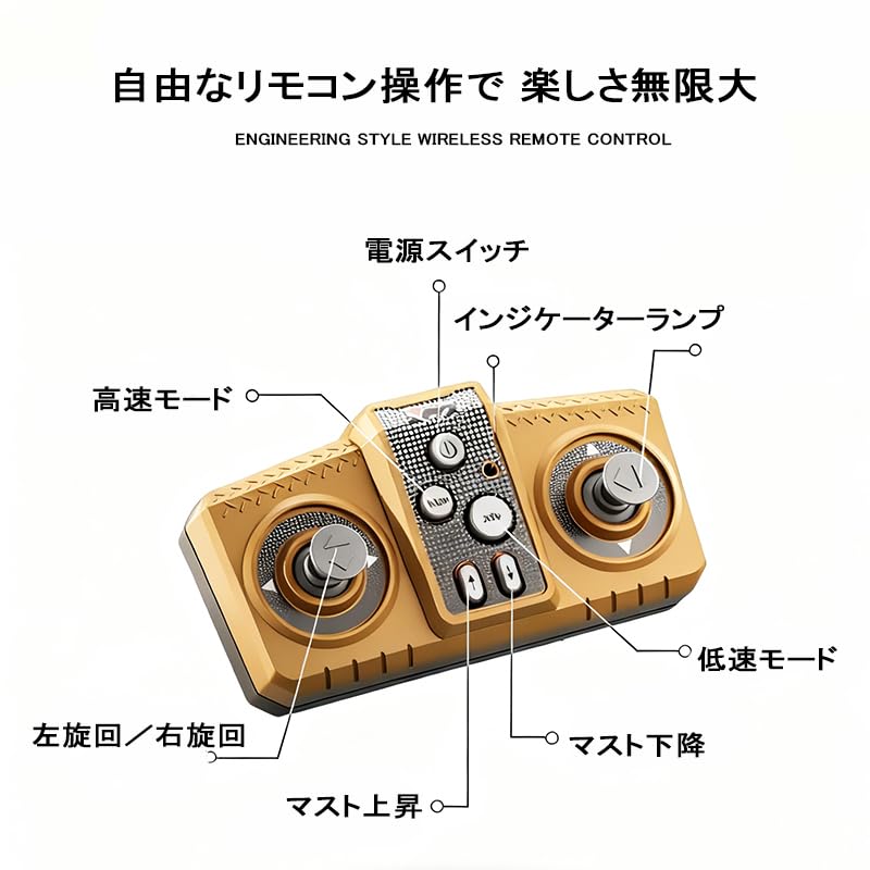 1/64 Scale Mini RC Forklift Heavy Machinery Radio-Controlled Mini Alloy Construction Vehicle Toy Car with 2.4GHz Wireless Remote Control, Lift and Low