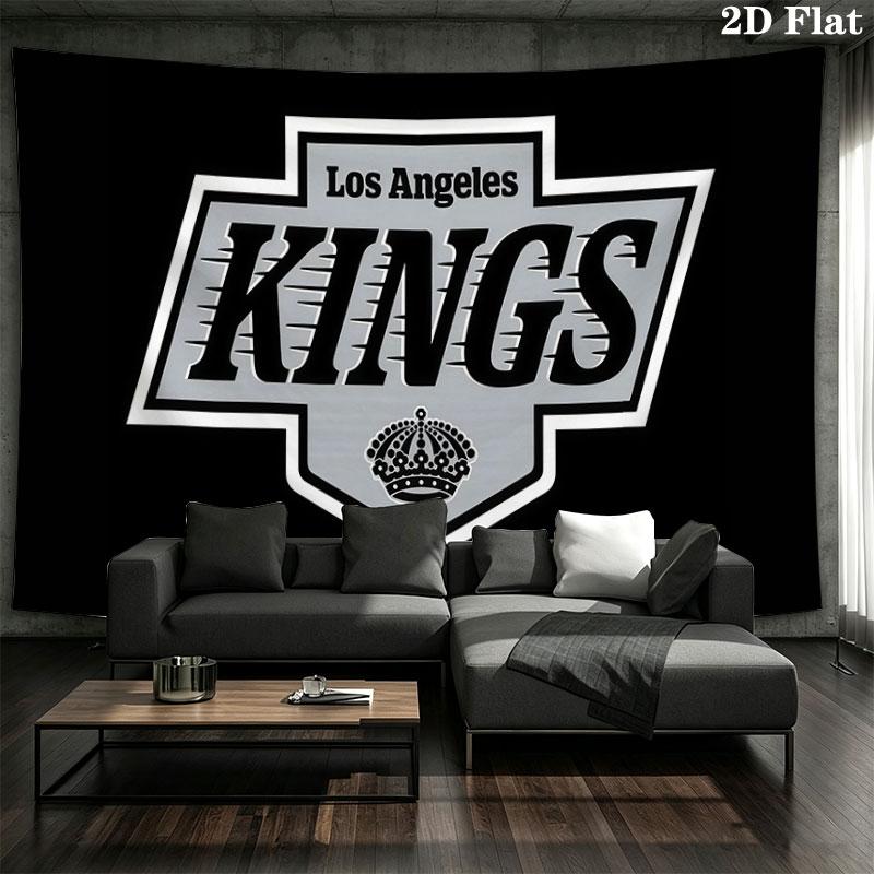 LA Kings Wall tapestry, aesthetic printed fabric blanket, suitable for bedroom, living room, and home decor.
