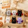 6pcs Pendant Plush Bat Key Chain Kawaii Bag Charms Stuffed Animal Doll Car Keys Decoration
