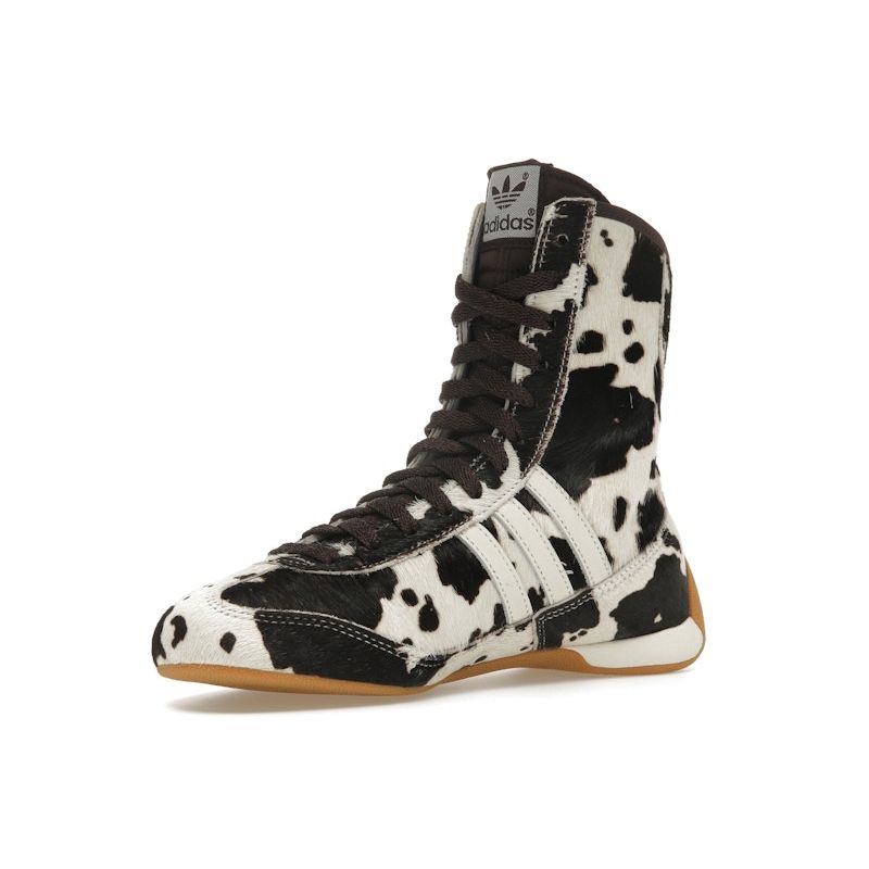 Adidas Rasant Mid Cow Print Tênis Feminino Marrom Sombra-Marrom Off-White JH5640