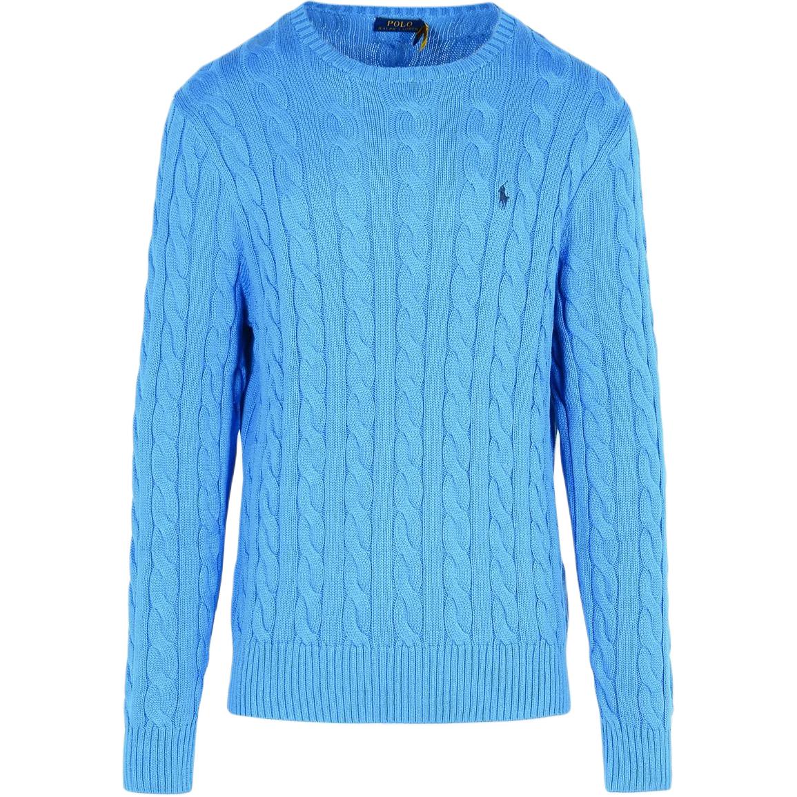 

Polo Ralph Lauren Логотип Вышитый Пуловер Круглый Вырез Длинный Рукав Вязаный Свитер Мужской свитер Синий 710775885-510 S