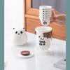 Shangqi Panda Quick Brew Portable Ceramic Travel Tea Set