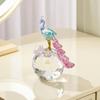 Crystal Peacock Decoration Multi-Faceted Intricate for Living Room