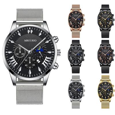 Pánske vodotesné luminiscenčné bežecké hodinky s budíkom