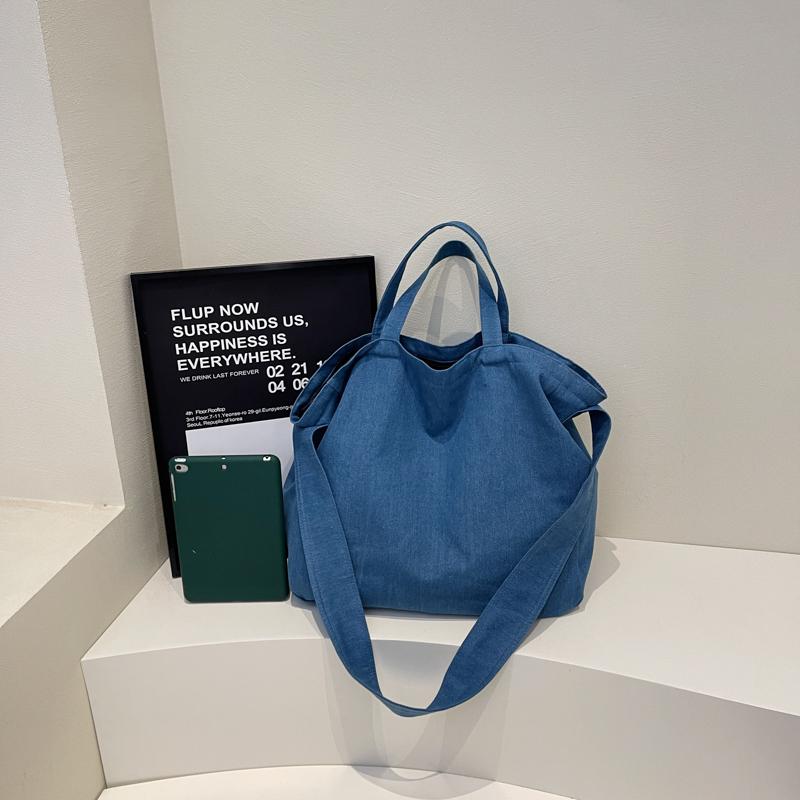 Damen Umhängetasche einfarbig Vintage Tragetasche große Kapazität Umhängetasche