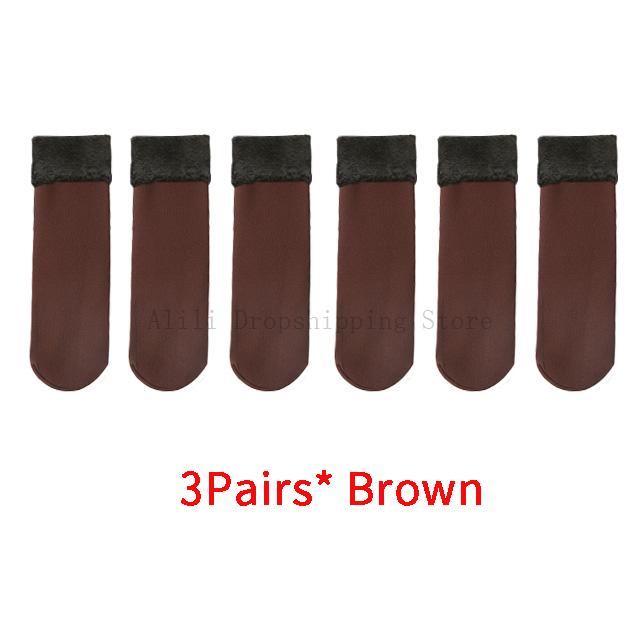 3 Paar Damen Winterstiefel Thermische Wollsocken Set Herren Gefütterte Socken Warme Fleece Socken Set Frau Zuhause Boden Dicke Strümpfe