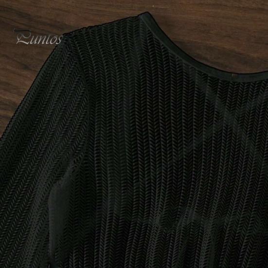 3Pcs/Set Women Bikini Set Halter Bra Lace-up Swimming Trunks Set with See-through Mesh Yarn Cover Up Dress