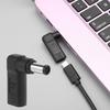90 Degree Type C USB Male to for DC 7.4x5.0mm Female Connector Barrel Jack Power Adapter Connector for Dell Charging Dev