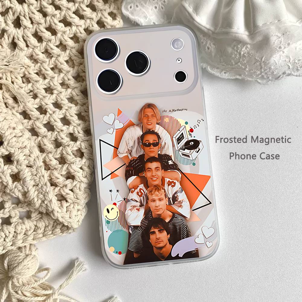 B-Backstreet Boys BSB MUSIC Phone Case For iPhone 17,16,15,14,13,12,11 Pro,Max,Plus,Mini,Air,E Magnetic Frosted Clear