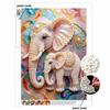 Pearl Art Painting Home Wall Decor Elephant Family Gemstone Painting Crafts Adult/Beginner Gift Creative Home Decor Unframed