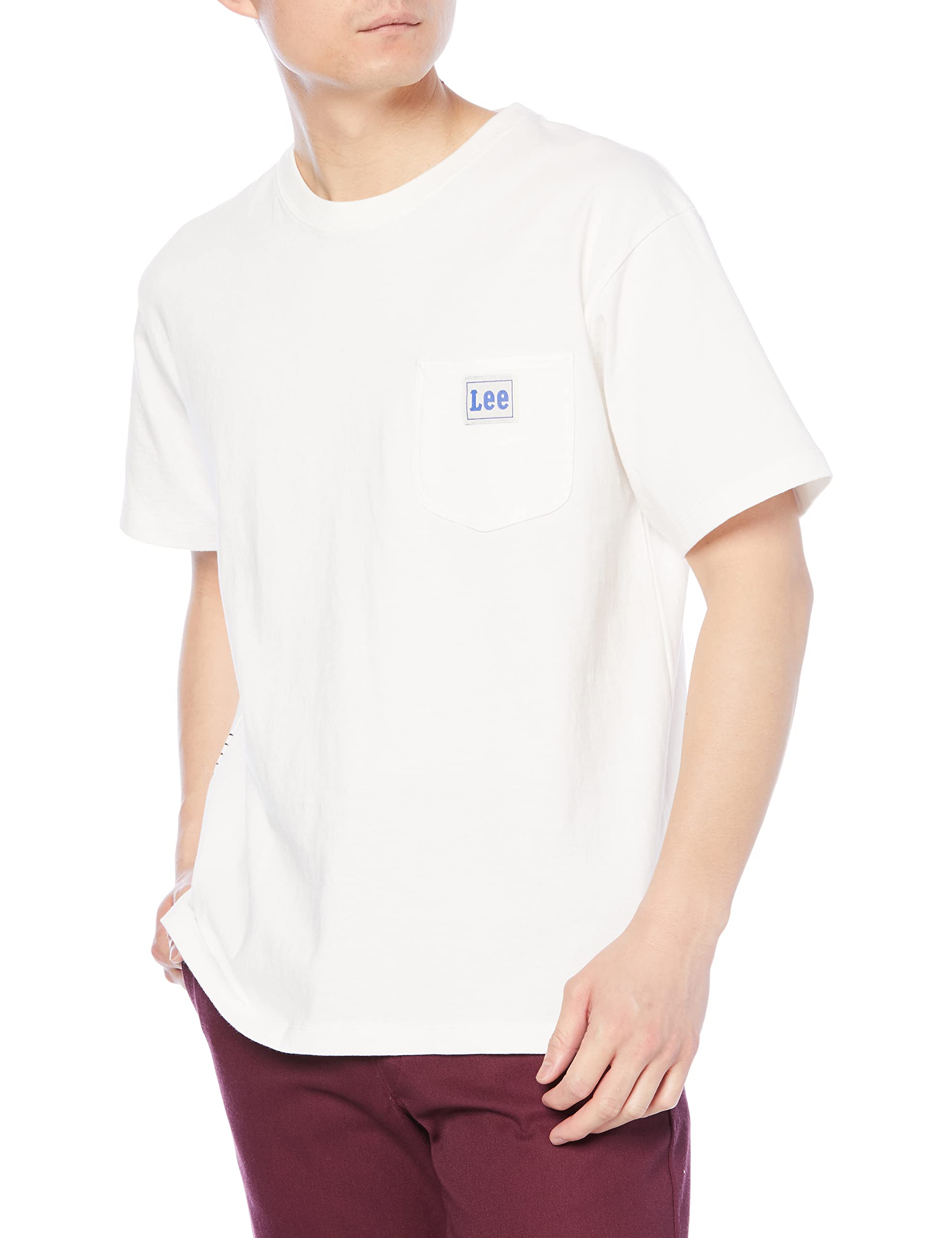 

Белая футболка L с принтом на спине Lee LT3015-257 белый