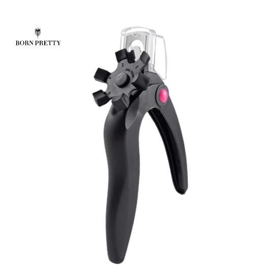 

Универсальный триммер для ногтей, украшения для ногтей U-типа, нержавеющий косметический инструмент чёрный