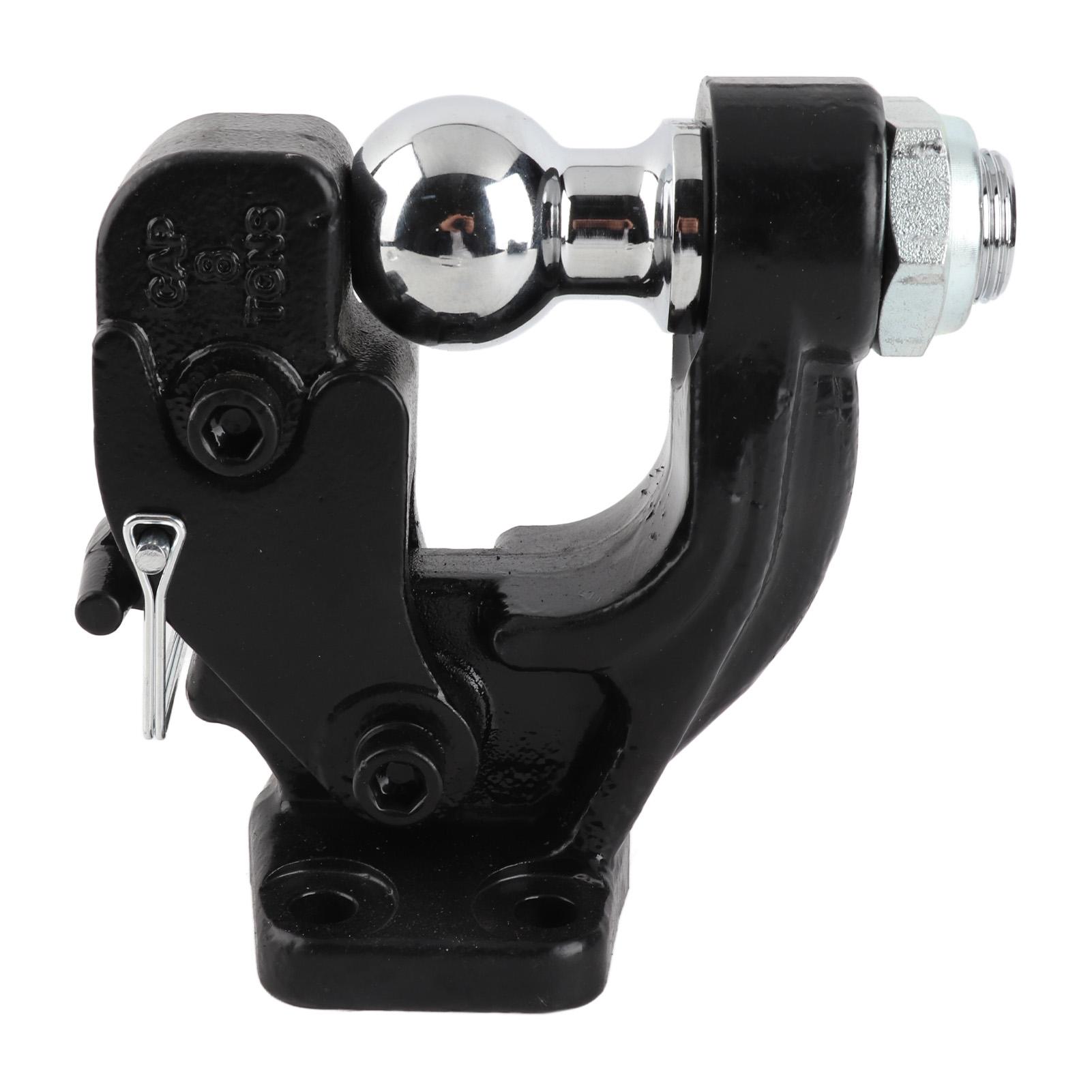 

Сцепное устройство с крюком и шаром 2 дюйма, черное порошковое покрытие, 8 тонн, комбинированное сцепное устройство