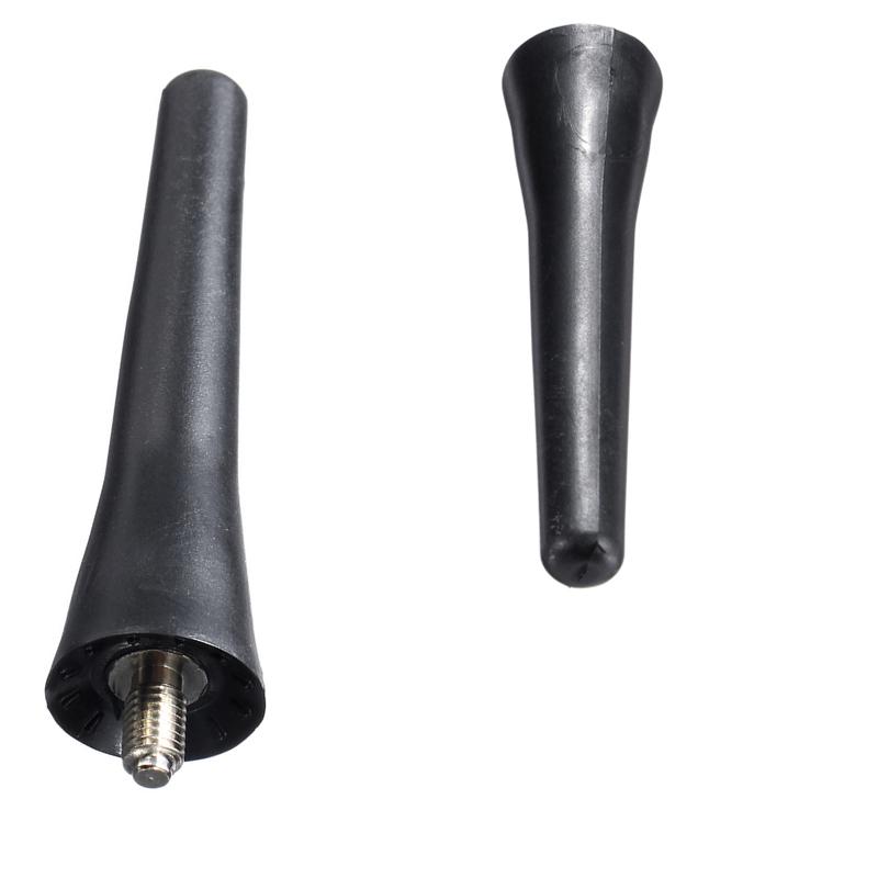 Replacement Antenna for Peugeot 207 206 Citroen Picasso 6561N3 - 6.5cm Short Roof Mount FM AM DAB - Black Car Aerial with Screws