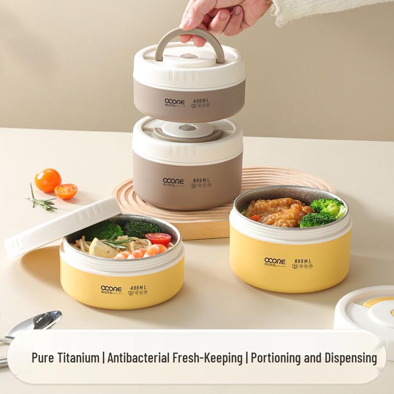 Pure Titanium Sealed Lunch Box