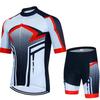 Mens Quick-Dry Breathable Cycling Jersey Shorts Set Road Bike Riding