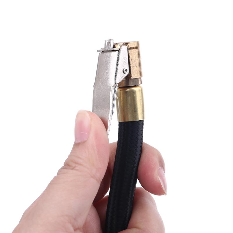 10/20/30/40/60/80cm Car Air Hose Tire Inflator Self-Locking Air Chuck Tire-Valve Fine Thread 0.305"x32TPI Air Compressor
