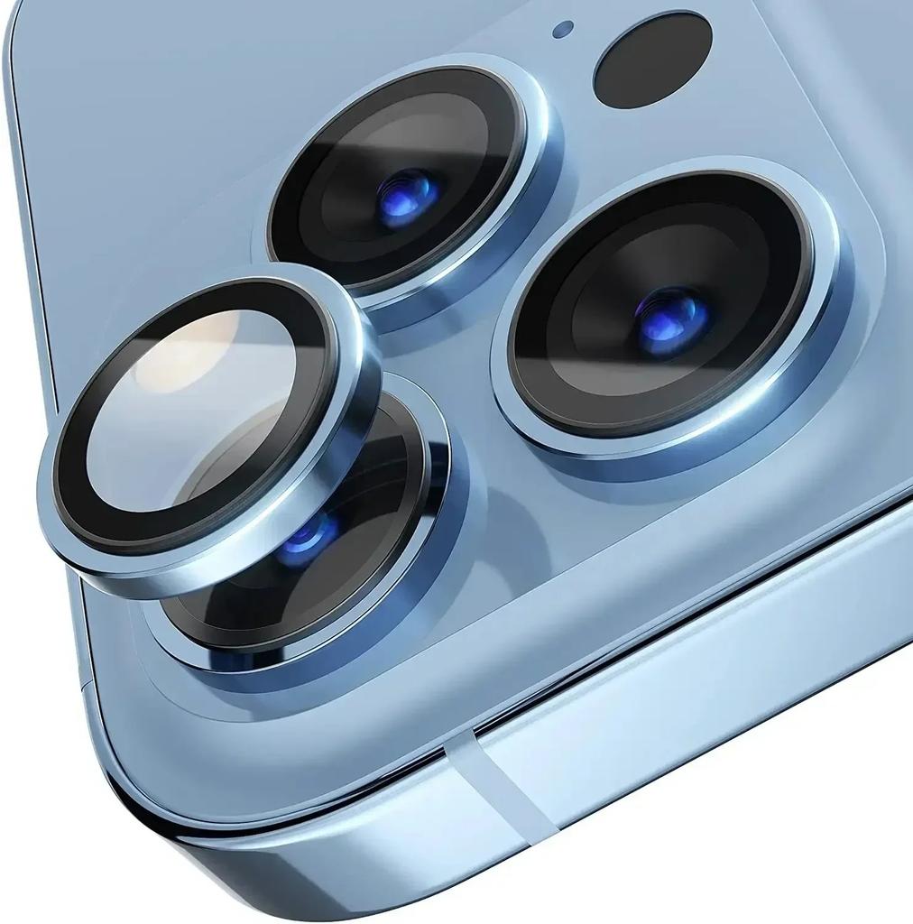 2 Pcs Ultra Thin iPhone 15 Pro Max 115 Plus Lens Cover Film Bubble Free Installation