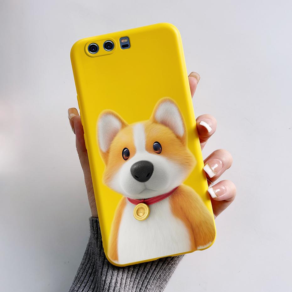 Silicone Back Cover for Huawei P10 Plus Soft Cute Rabbit Panda TPU Bumper Protective Phone Case HuaweiP10 P10Plus Fundas Housing