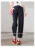 Pure Cotton High Waisted Jeans for Women In Autumn 2025, Fashionable, Loose and Versatile, Slimming Harun Pants