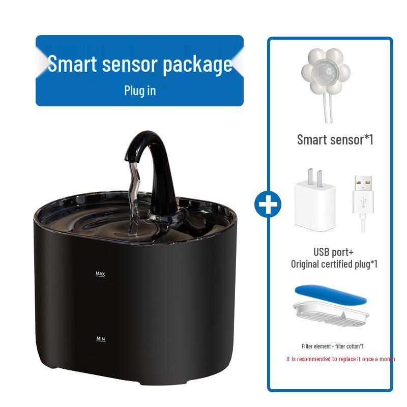 Silent Wireless Cat Water Fountain with Live Circulation and Filter