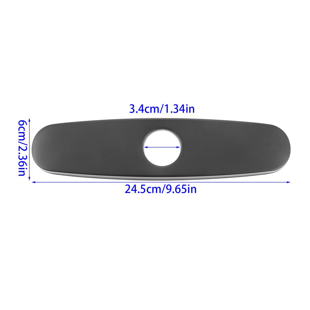 1PC Faucet Cover Plate Stainless Steel Deck Plate for Kitchen Sink Single Hole Bathroom Decorative 1-3 Hole Faucet Hole Cover