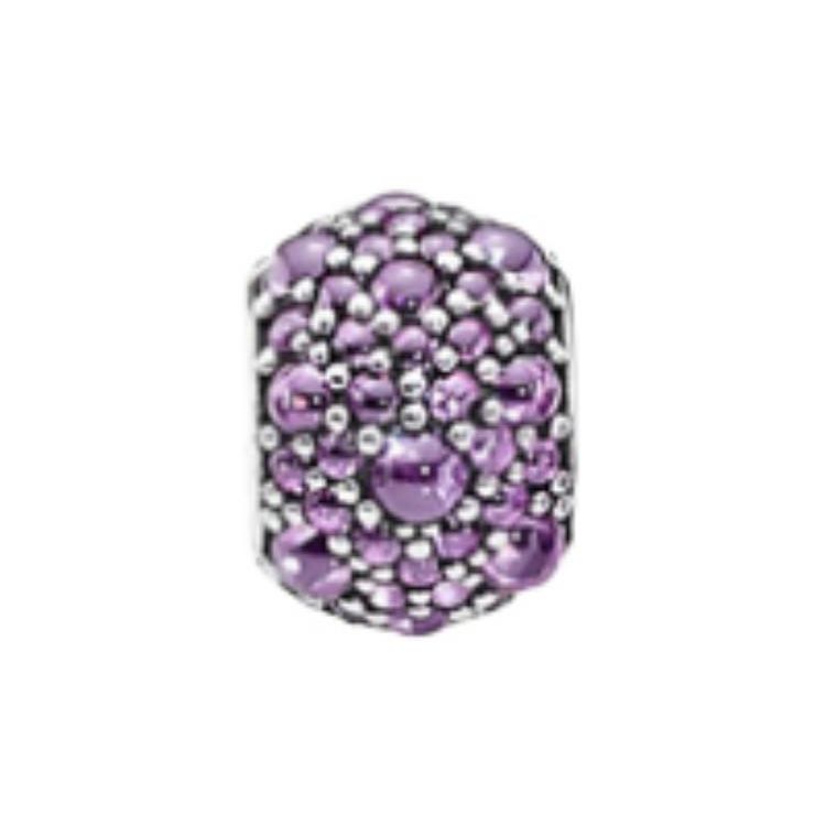 Pandora Sparkling Water Drop Charm Women Charm Purple 791755CFP