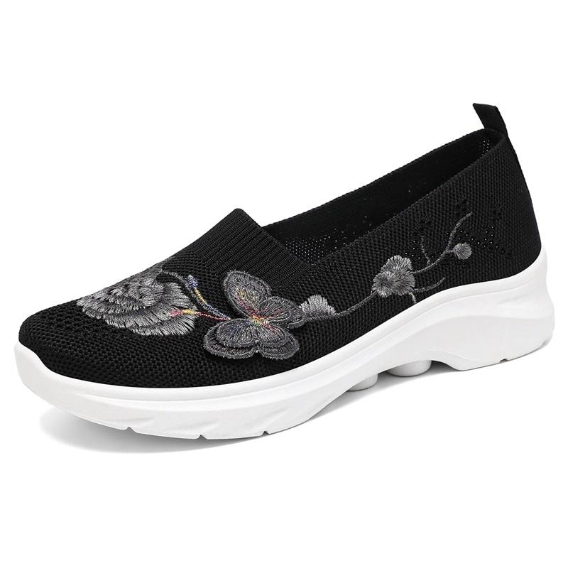 Large Size Women s Casual Shoes, Versatile Soft Soles, Lightweight Walking Shoes, Shallow Comfortable Shoes 36 чёрный