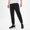 Li-Ning Fitness Series Solid Color Slim Fit Mid-Waist Knit Joggers Men Bottoms Black AYKT175-1
