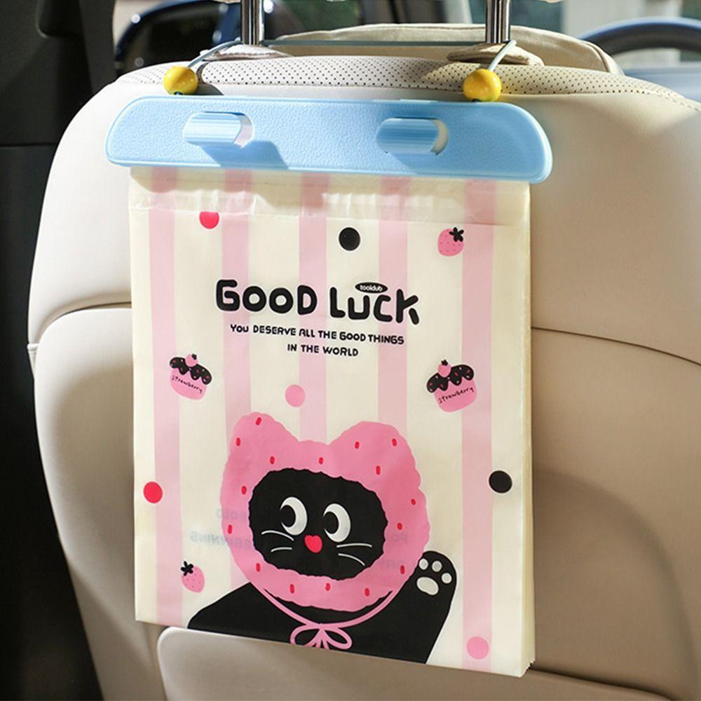 

Creative Car Hanging Trash Bag Portable Car Cartoon Trash Bag Trash Storage Case Car Supplies Replace Trash Bag 20pcs